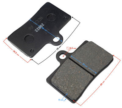 Klocki hamulcowe przód BLADE R