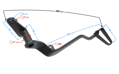 Dźwignia hamulca nożna FR 2