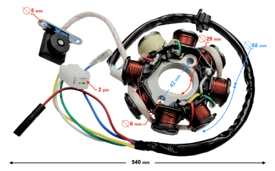 Iskrownik skuter Huragan 125