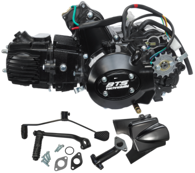 Silnik BTS poziomy 152FMH, 110cc 4T, 4-biegowy Manual, czarny