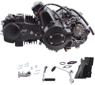 Silnik Moretti poziomy 154FMI, 130cc 4T, 4-biegowy manual,  chłodzony powietrzem