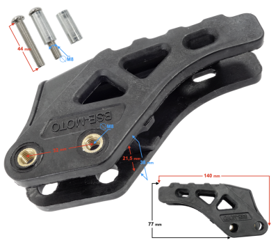 Ślizg łańcucha cz. dolna NXT125