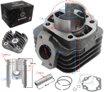 Cylinder 70 cc Keeway 2T + głowica komplet