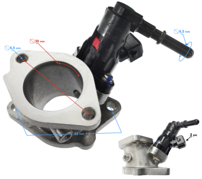 Wtrysk paliwa z króćcem GT 125