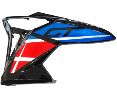 Obudowa baku górna lewa biała GT 125