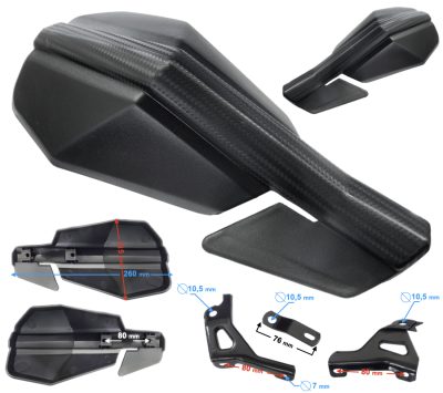 Obudowa handbar zestaw GT 125