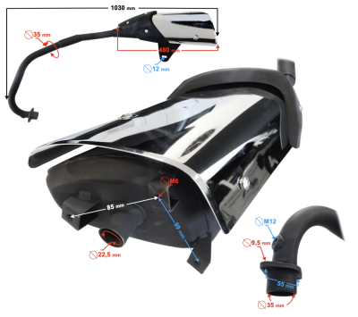 Tłumik GT 125 Euro 5