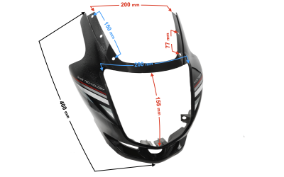 Obudowa reflektora czarna Sprint 2