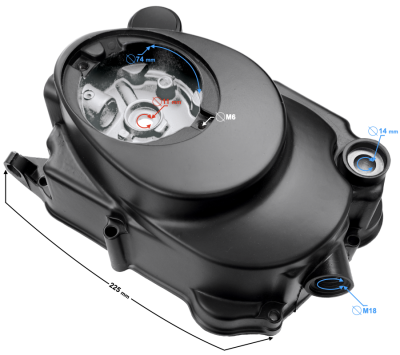 Pokrywa silnika sprzęgła motorower Sprint
