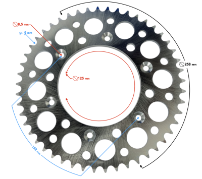 Zębatka tylna NXT300