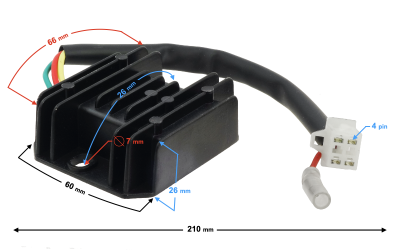 Regulator napięcia do motoroweru Fighter Euro 4