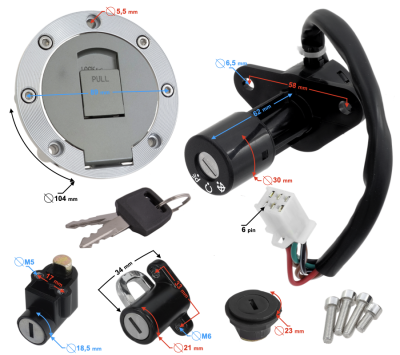 Stacyjka do motoroweru Fighter 2