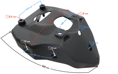Obudowa reflektora przednia do motoroweru FR 2