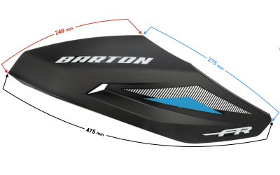 Obudowa przednia prawa niebieska do motoroweru FR 2