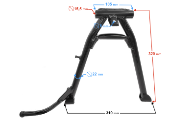 Podpora centralna do motoroweru FR 2