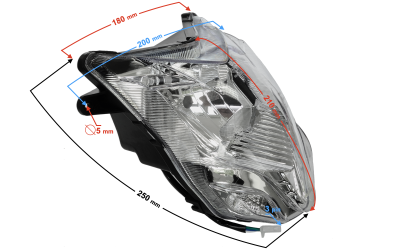 Reflektor przedni do motoroweru FR 2