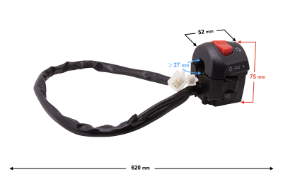 Przełączniki zespolone prawe do skutera B-Max