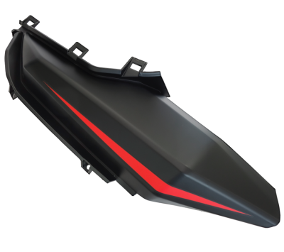 Obudowa prawa zbiornika paliwa cz.2 czerwona BLADE R