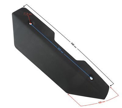 Osłona tłumika cz.2 BLADE R