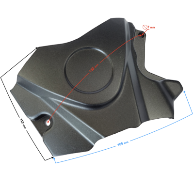 Pokrywa zębatki - GP1 BLADE R / Stratos 125
