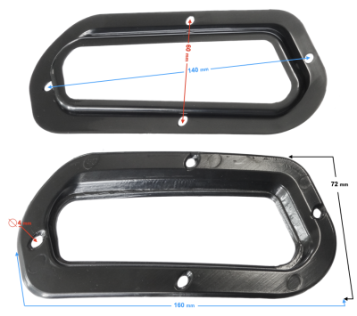 Obudowa dekor zbiornika paliwa BLADE R
