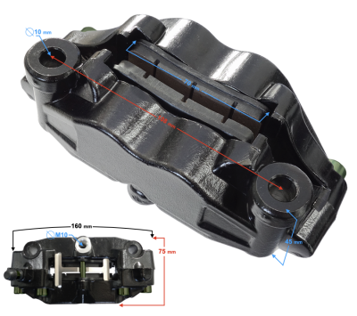Zacisk hamulca przód prawy BLADE R