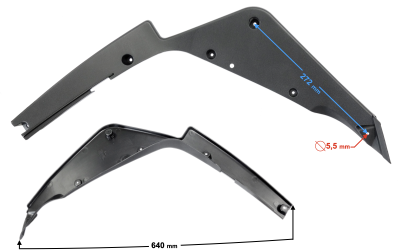 Obudowa przednia wewnętrzna lewa BLADE R