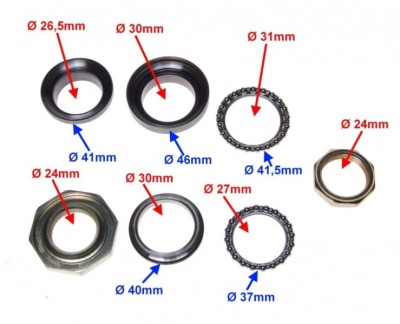 Łożyska kierownicy Shotgun