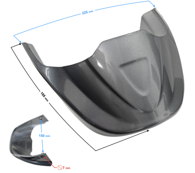 Obudowa reflektora grafitowa do Volcano 50