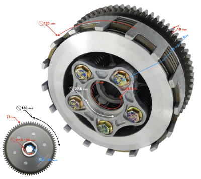 Sprzęgło do motocykla Classic 125