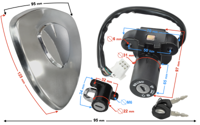 Stacyjka do motocykla Classic 125