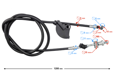 Linka hamulca przedniego do motoroweru Ranger Classic