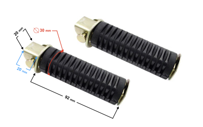 Podnóżki tylne do motoroweru Ranger Classic (E4)