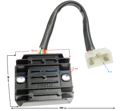 Regulator napięcia do motoroweru Ranger Classic E4
