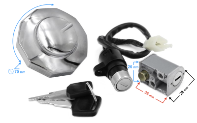 Stacyjka do motoroweru Ranger Classic (E4)