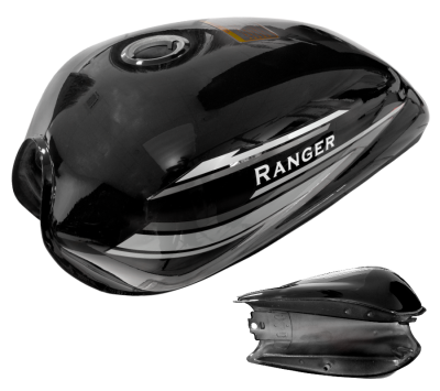 Zbiornik paliwa, czarny do motoroweru Ranger Classic (E4)