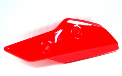 Obudowa amortyzatora lewa czerwona Hyper 125