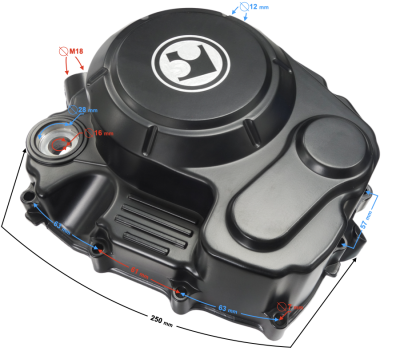 Pokrywa sprzęgła Hyper 125