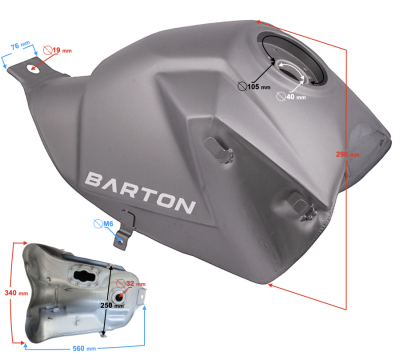 Zbiornik paliwa Hyper 125 E5