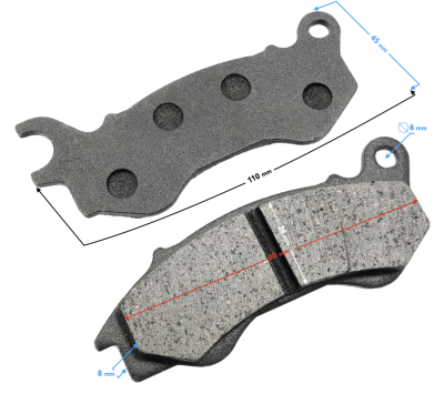 Klocki hamulcowe przód Hyper