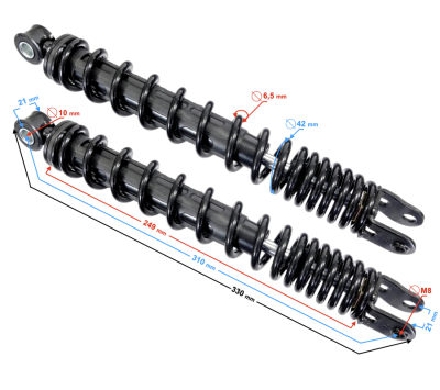 Amortyzatory tył Scalpel 50