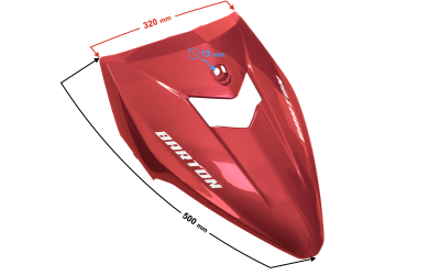 Obudowa przednia czerwona Scalpel 50