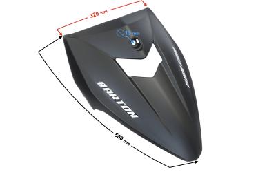 Obudowa przednia grafitowa Scalpel 50