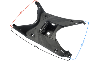 Obudowa podłoga czarna Scalpel 50