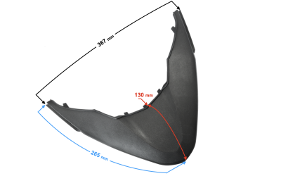Obudowa listwa ochronna czarna Scalpel 50