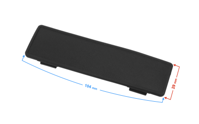 Obudowa numeru VIN czarna Scalpel 50