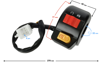 Przełącznik zespolony prawy Scalpel 50