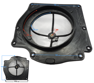Podstawa filtra powietrza NXT250 2021