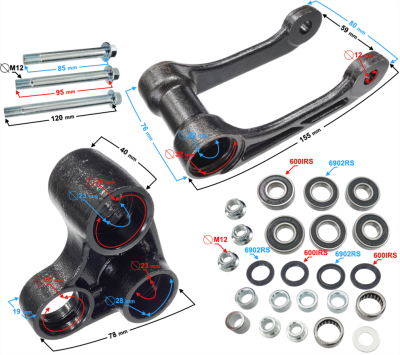 Zestaw kiwaka tylnego zawieszenia NXT250 2021