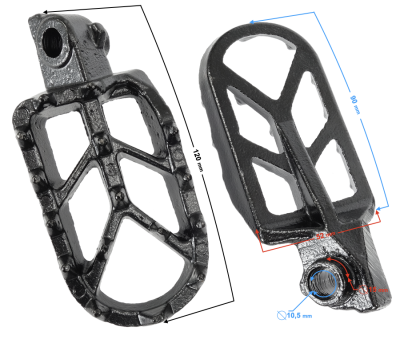Podnóżek lewy + prawy NXT250/300